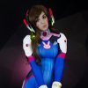 OW DVa Cosplay Face Temporary Tattoos - 2 Sizes - 6 Pairs - Image 3