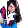 OW DVa Cosplay Face Temporary Tattoos - 2 Sizes - 6 Pairs - Image 4