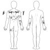 Bad Rapper Bunny Inspired Temporary Tattoo Pack - Over 30 Tattoos - Reggaeton Star Costume/Cosplay - Image 2