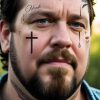 Jelly Roll Inspired Temporary Tattoo Pack - TWO SETS Included - Perfect Addition to Your Costume, Cosplay, or Concert Outfit - Image 3