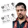 Jelly Roll Inspired Temporary Tattoo Pack - TWO SETS Included - Perfect Addition to Your Costume, Cosplay, or Concert Outfit - Image 2